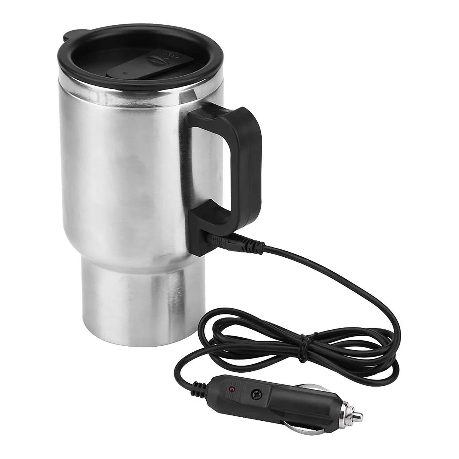 500ML 12V Auto Tazza di Riscaldamento Elettrico USB Tazza Riscaldante Bottiglia di Acqua Tazza Riscaldatore Tazza da Viaggio con Riscaldatore USB Gadget per Auto