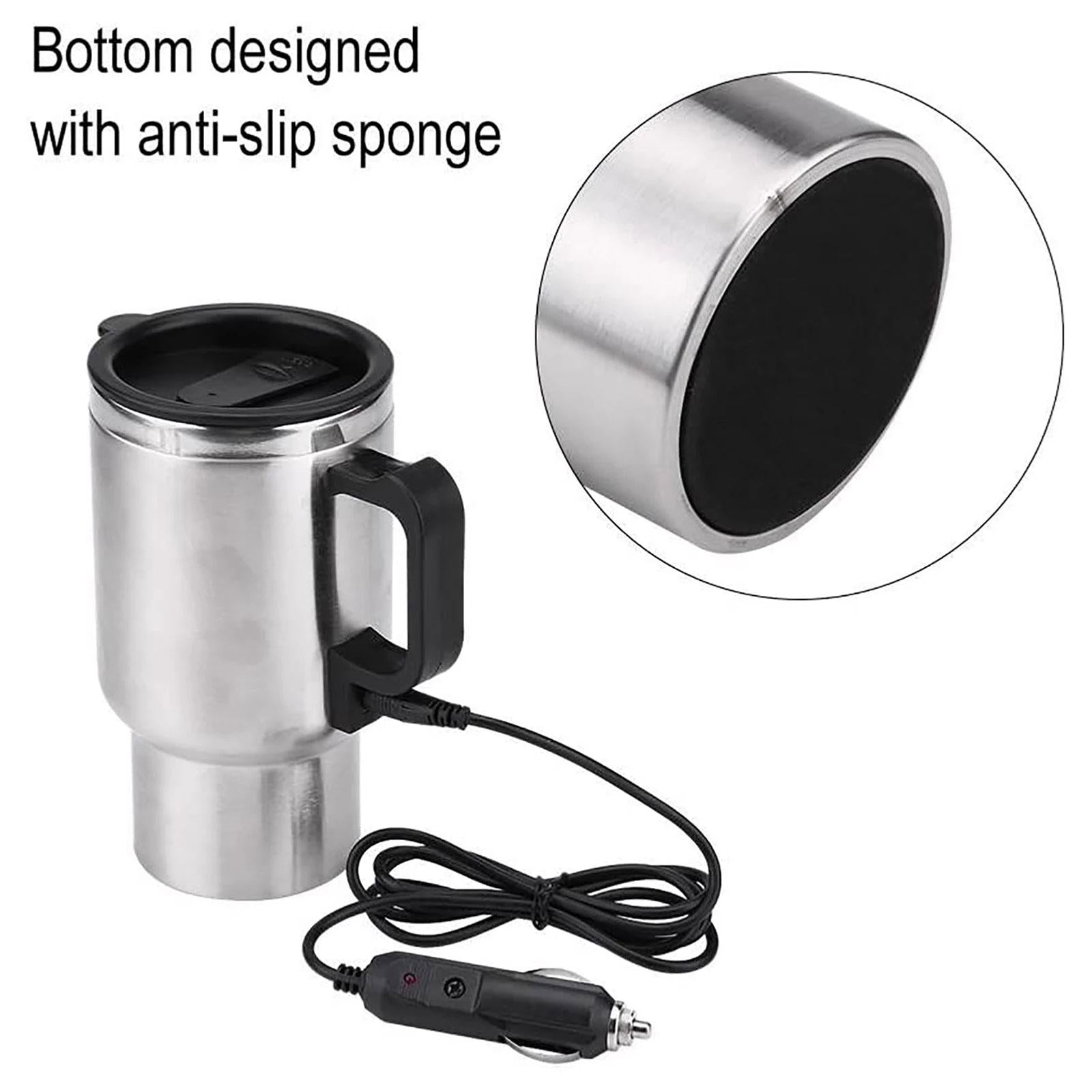 500ML 12V Auto Tazza di Riscaldamento Elettrico USB Tazza Riscaldante Bottiglia di Acqua Tazza Riscaldatore Tazza da Viaggio con Riscaldatore USB Gadget per Auto