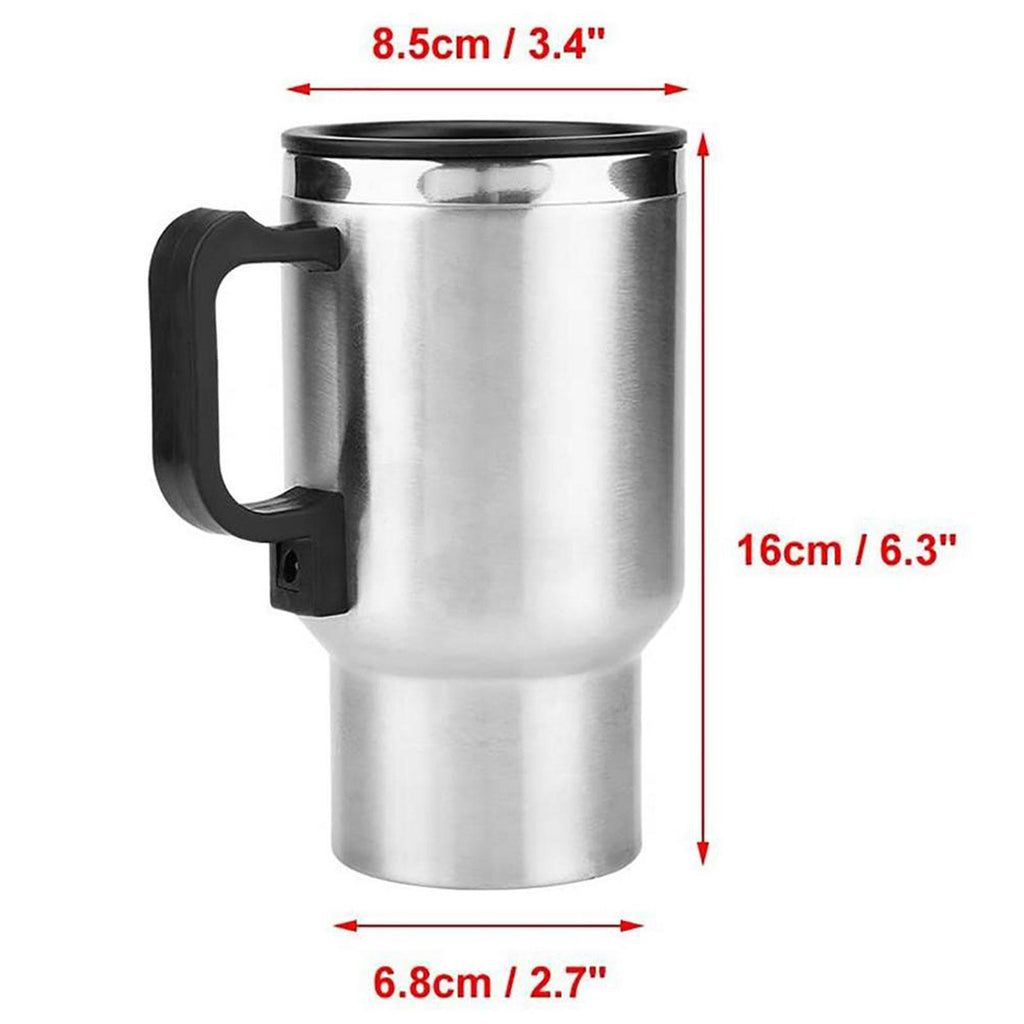 500ML 12V Auto Tazza di Riscaldamento Elettrico USB Tazza Riscaldante Bottiglia di Acqua Tazza Riscaldatore Tazza da Viaggio con Riscaldatore USB Gadget per Auto