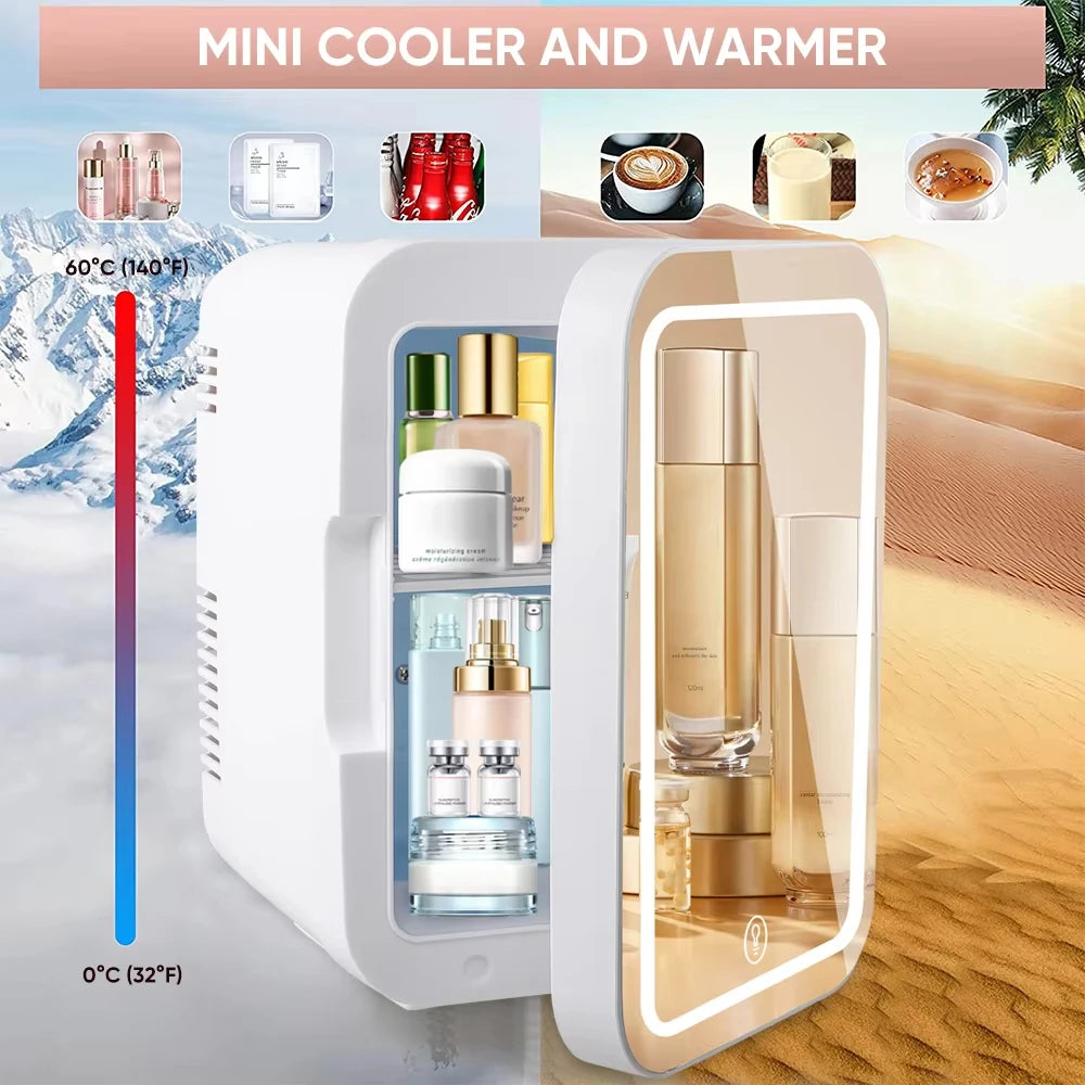 4L Beauty Mini Fridge for Cosmetics and Skincare – Compact and Quiet