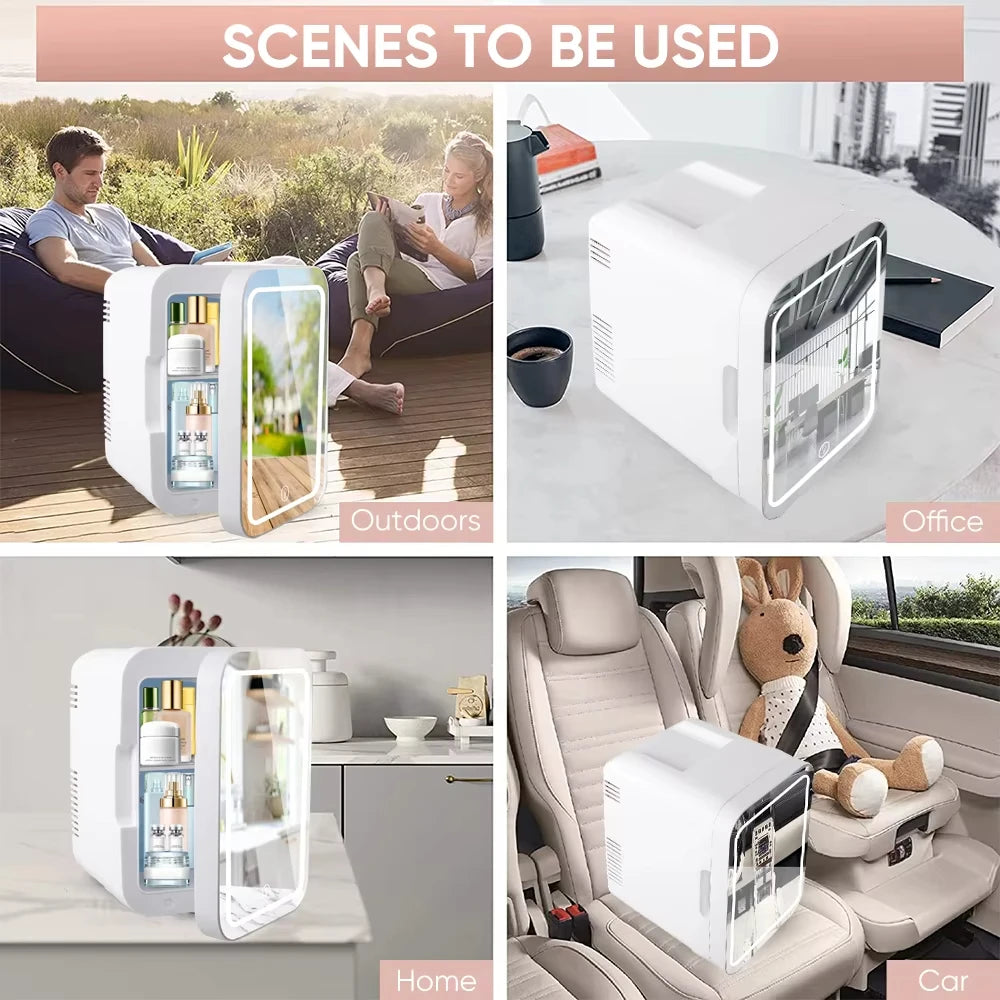 4L Beauty Mini Fridge for Cosmetics and Skincare – Compact and Quiet