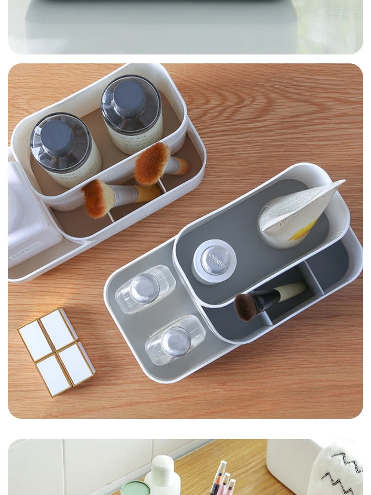 Scatola organizer per trucco creativo con cassetto