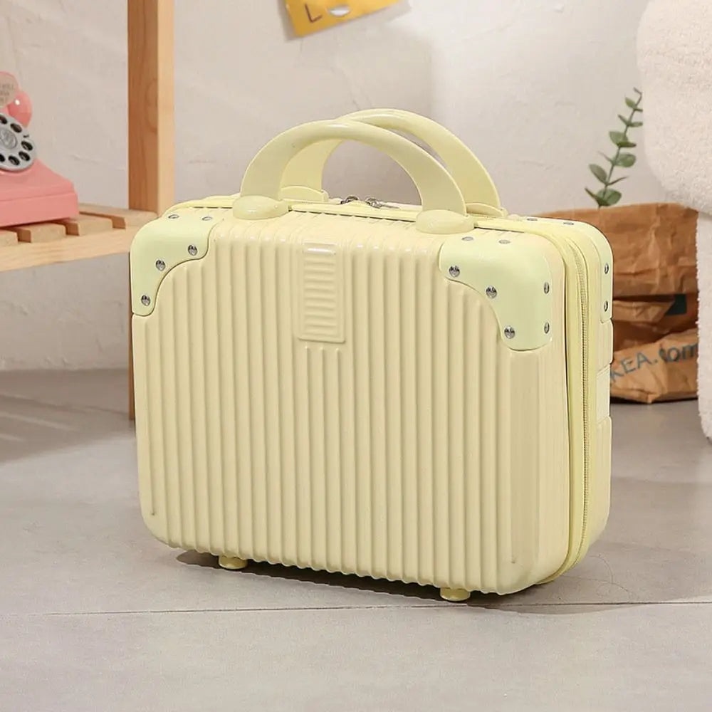 Mini valigia da viaggio da 14 pollici Scatola per cosmetici Organizzatore per bagagli a mano Custodia per trucco Piccola scatola per password Custodia per imbarco