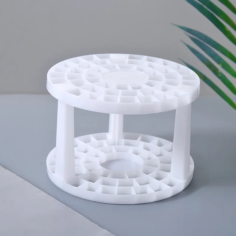 Organizer Porta Pennelli per Trucco 360° – 5 Scomparti Girevoli