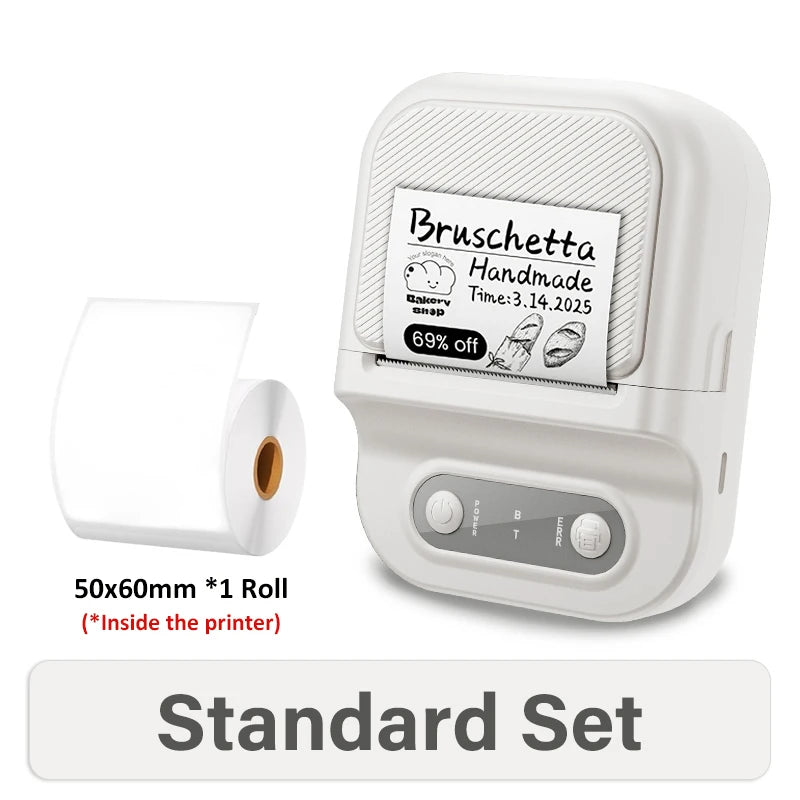 Mini Portable Thermal Printer - Inkless Printing
