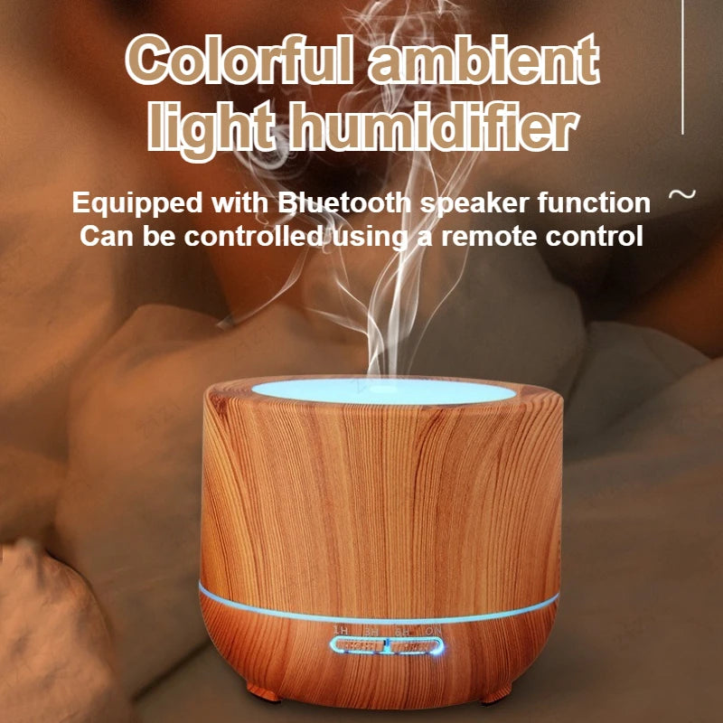 Umidificatore con Altoparlante Bluetooth e Luce LED – 3 in 1