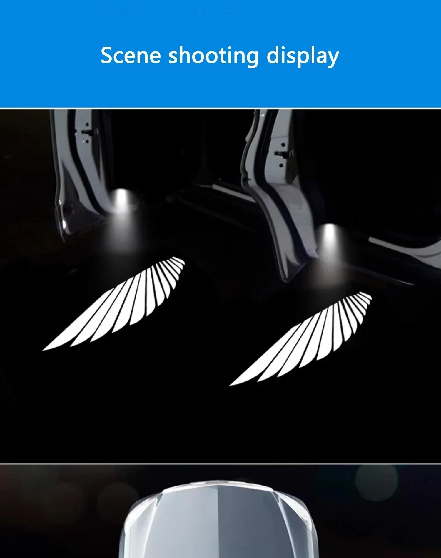 Proiettore Laser per Portiere Auto – Logo LED Benvenuto