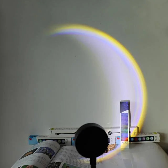 Lampada Sunset LED USB – Luce Arcobaleno d'Atmosfera per Camera