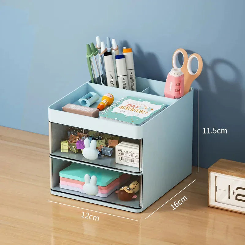 Organizer per Trucco con Coperchio – Porta Cosmetici Trasparente