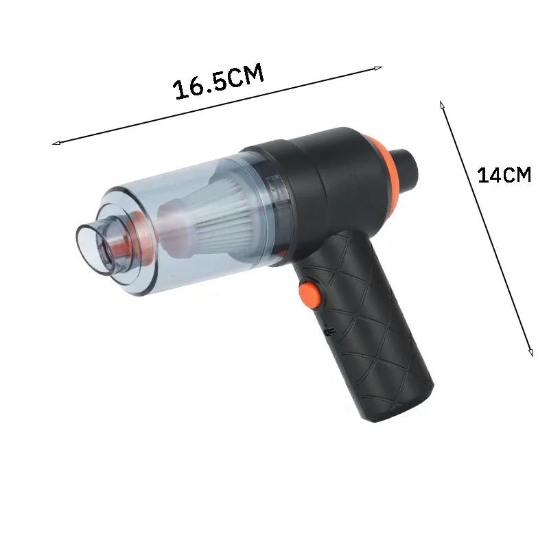 Aspirapolvere Portatile per Auto – Potente, Senza Fili, USB