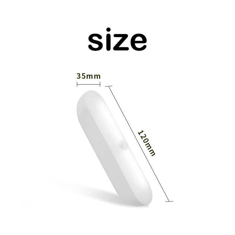 LED Night Light with Motion Sensor - USB Rechargeable