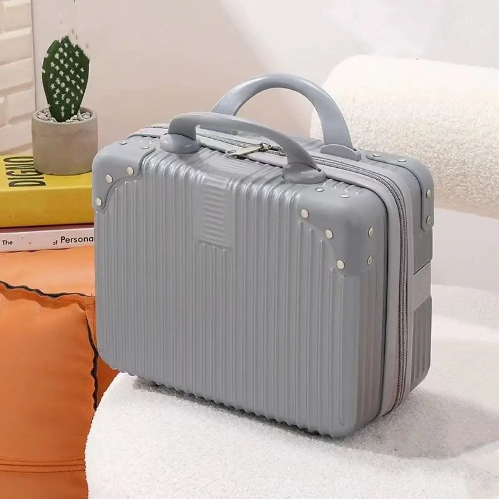 Mini valigia da viaggio da 14 pollici Scatola per cosmetici Organizzatore per bagagli a mano Custodia per trucco Piccola scatola per password Custodia per imbarco