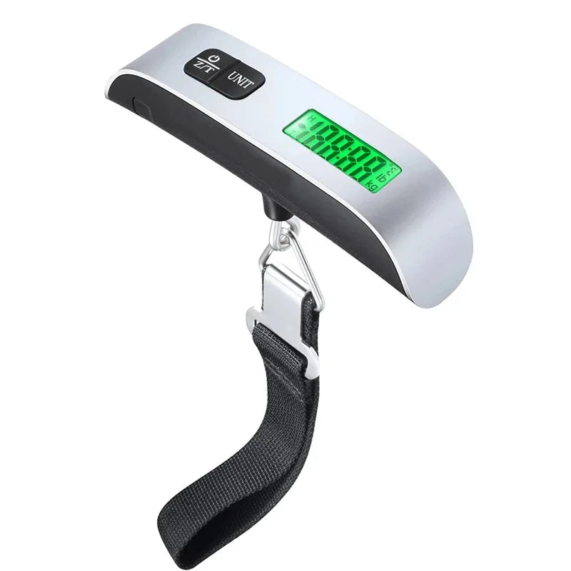 Bilancia digitale per bagagli Bilancia elettronica portatile 110lb/50kg Display LCD Valigia da viaggio Bilancia sospesa Bilancia