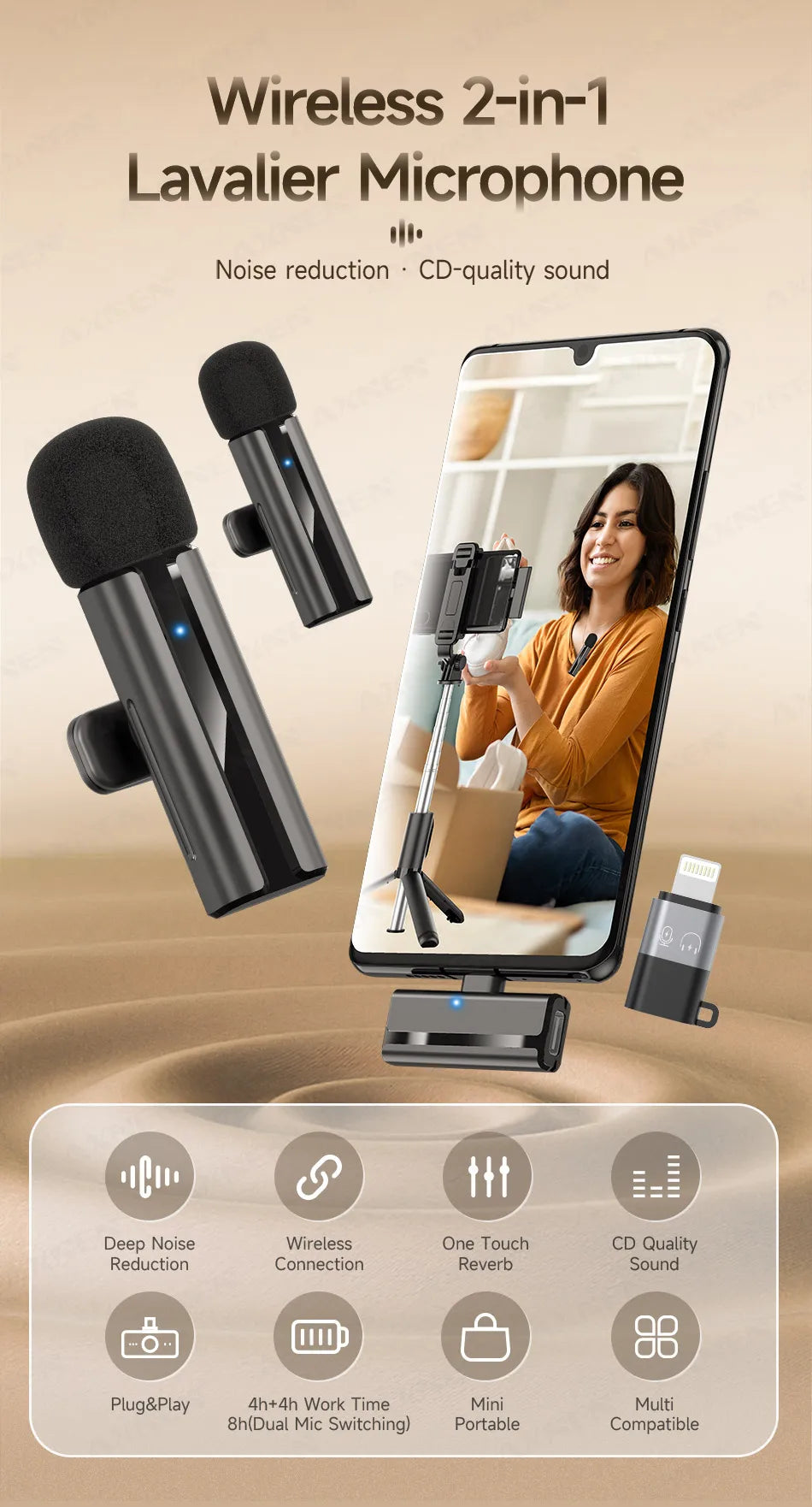 P05 Smartphone Stabilizer Gimbal – 3-Axis Stabilization
