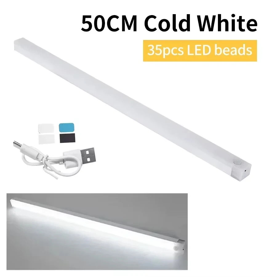 Lampada LED Magnetica per Armadio con Sensore di Movimento – Ricaricabile USB