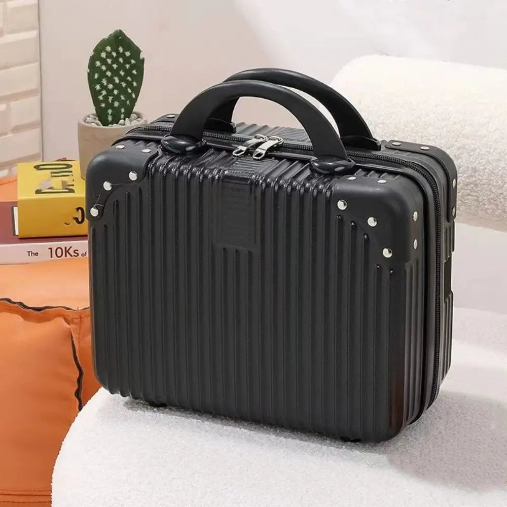 Mini valigia da viaggio da 14 pollici Scatola per cosmetici Organizzatore per bagagli a mano Custodia per trucco Piccola scatola per password Custodia per imbarco