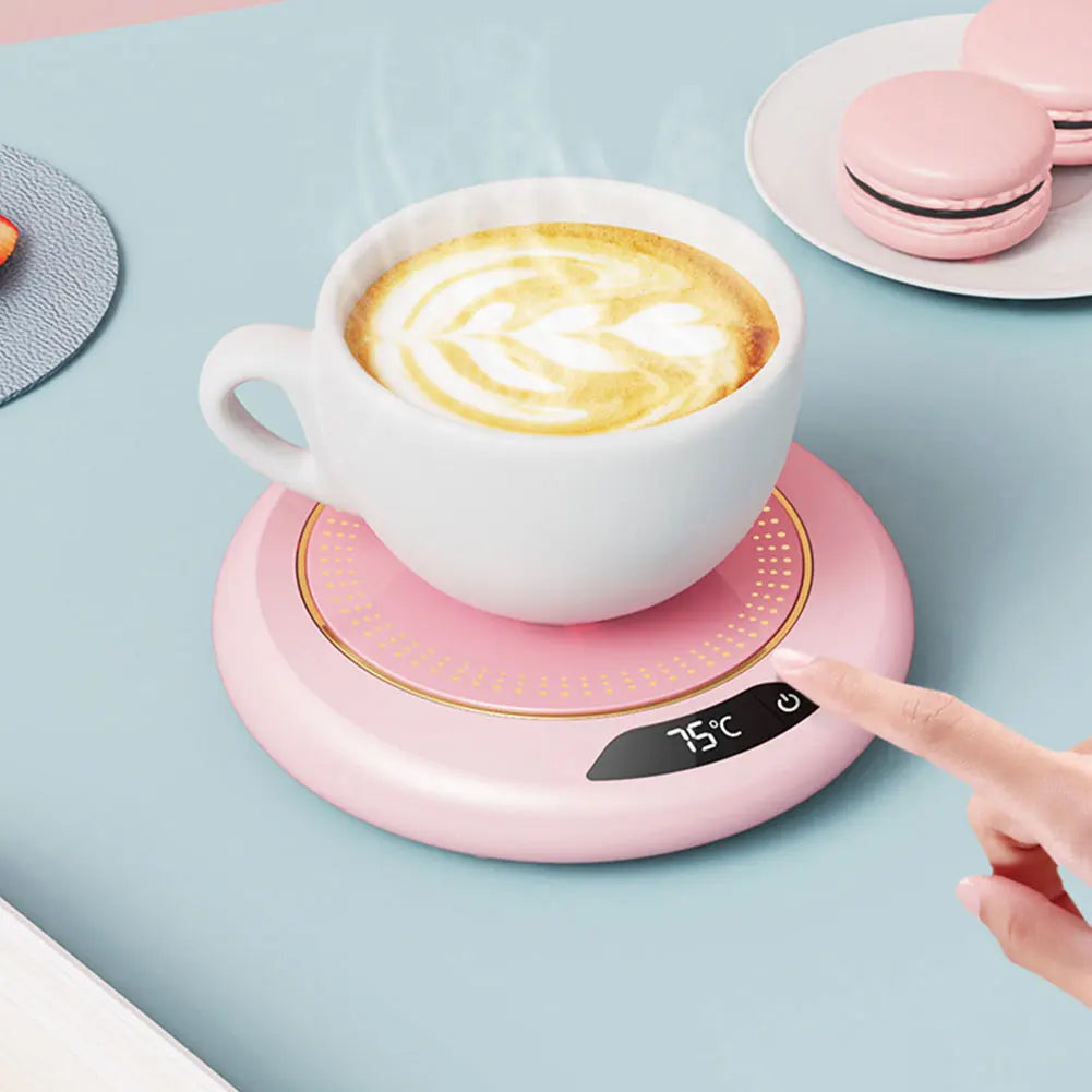 Scaldatazze da caffè USB 3 impostazioni di temperatura Scaldabevande elettrico Piastra scaldatazze per caffè caldo, tè e latte