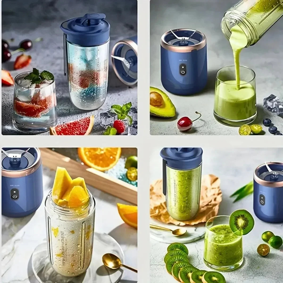 Frullatore USB Portatile – Mini Mixer per Frullati e Smoothie