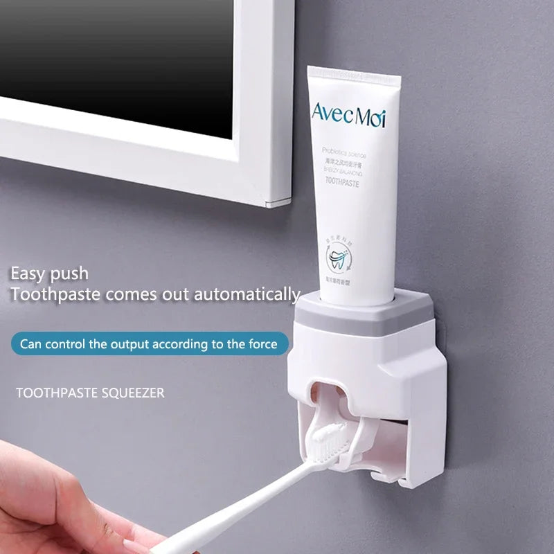 Dispenser automatico di dentifricio per WC Dispenser automatico di dentifricio per pasta a parete Accessori per il bagno Estrusore automatico