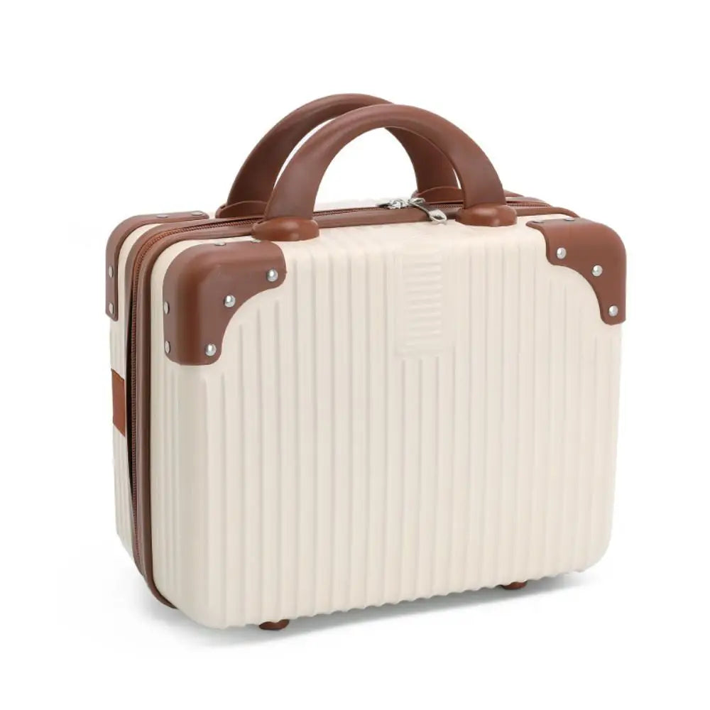 Mini valigia da viaggio da 14 pollici Scatola per cosmetici Organizzatore per bagagli a mano Custodia per trucco Piccola scatola per password Custodia per imbarco