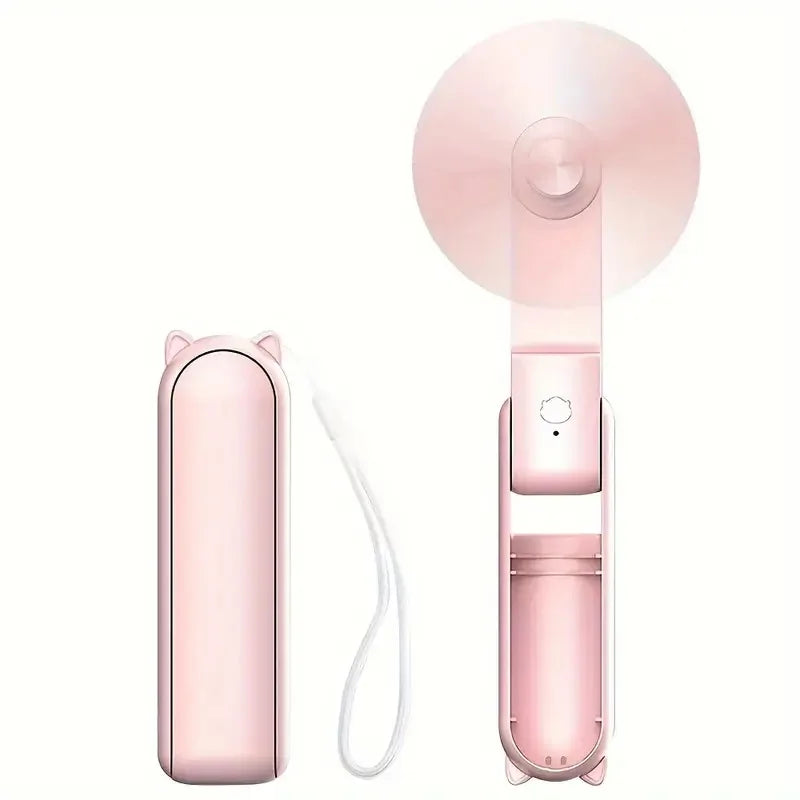 Mini Ventilatore Portatile USB Pieghevole – 3 Velocità