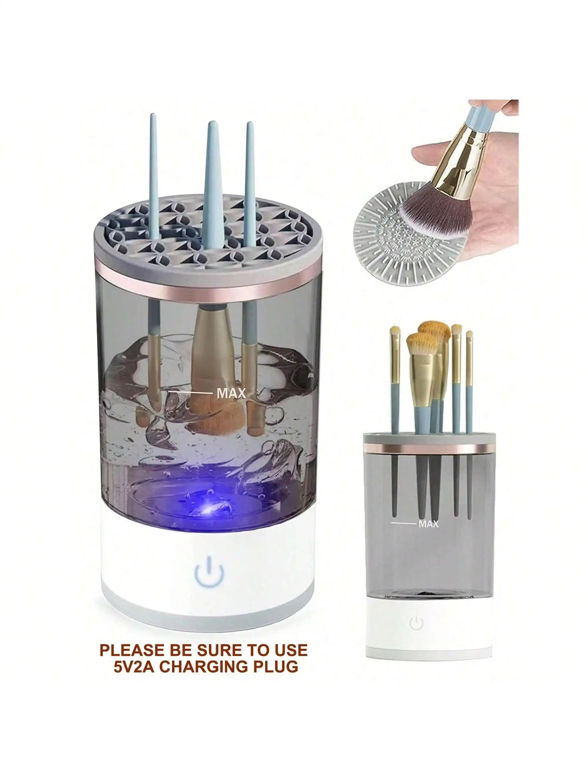 Electric makeup brush cleaner machine
