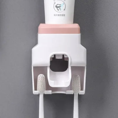 Dispenser automatico di dentifricio per WC Dispenser automatico di dentifricio per pasta a parete Accessori per il bagno Estrusore automatico