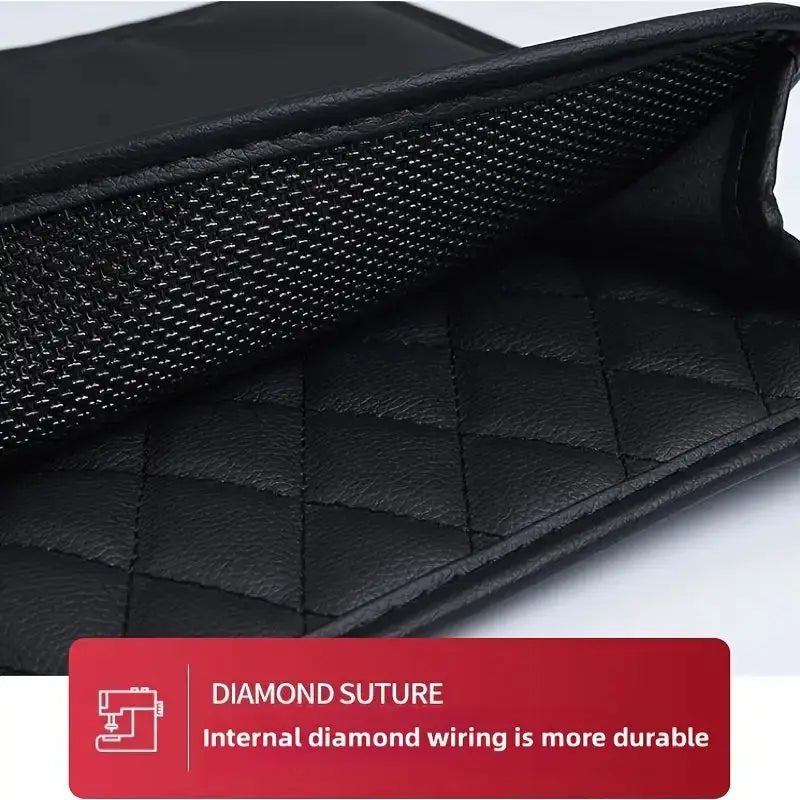 Borsa portaoggetti per organizer per seggiolino auto in pelle PU per tutti i modelli di veicoli Mantieni il tuo giro pulito e protetto con accessori essenziali per auto