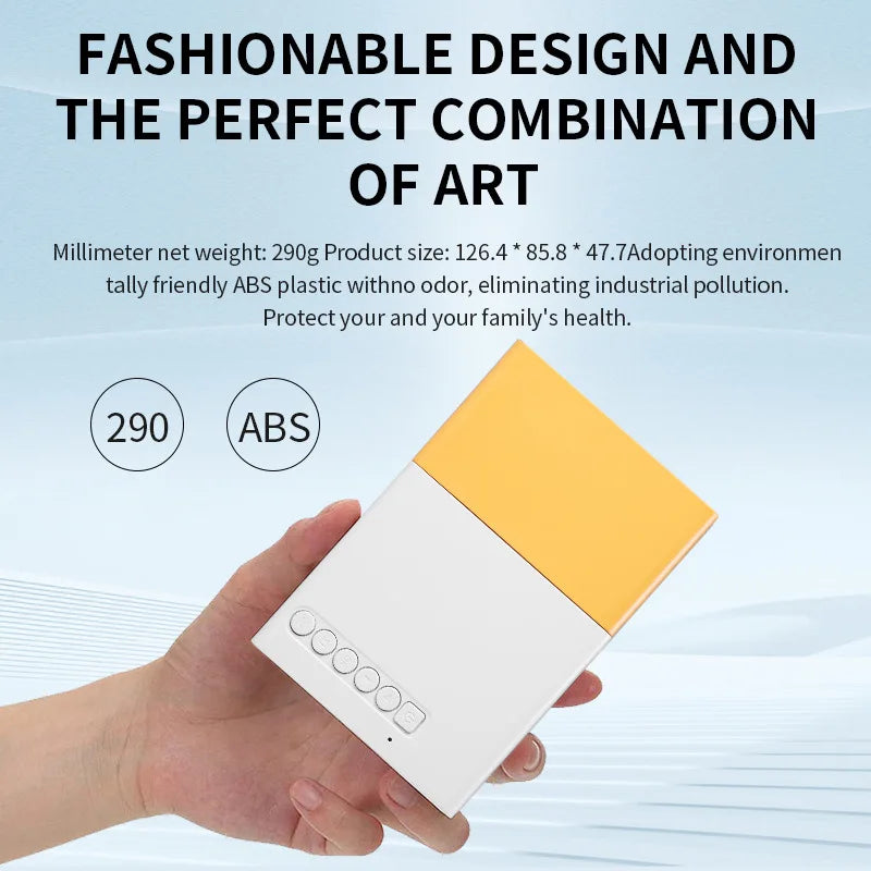 Mini Home Theater Projector 2026, Portable Video Projector, Supports Smartphone Projection, Suitable for TV Stick/USB/Laptop