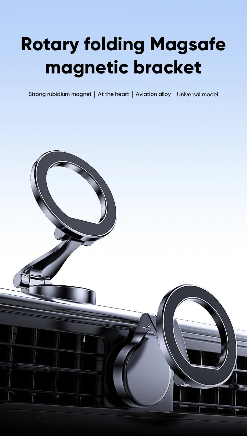 MagSafe Magnetic Car Mount – With Ring or Suction Cup
