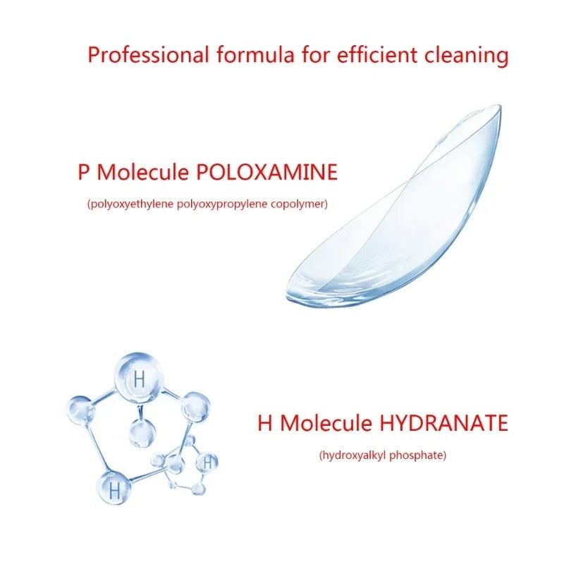 Soluzione di pulizia ad ultrasuoni da 50/120 ml per gioielli, lenti, anelli e accessori metallici, appositamente per macchine per la pulizia ad ultrasuoni