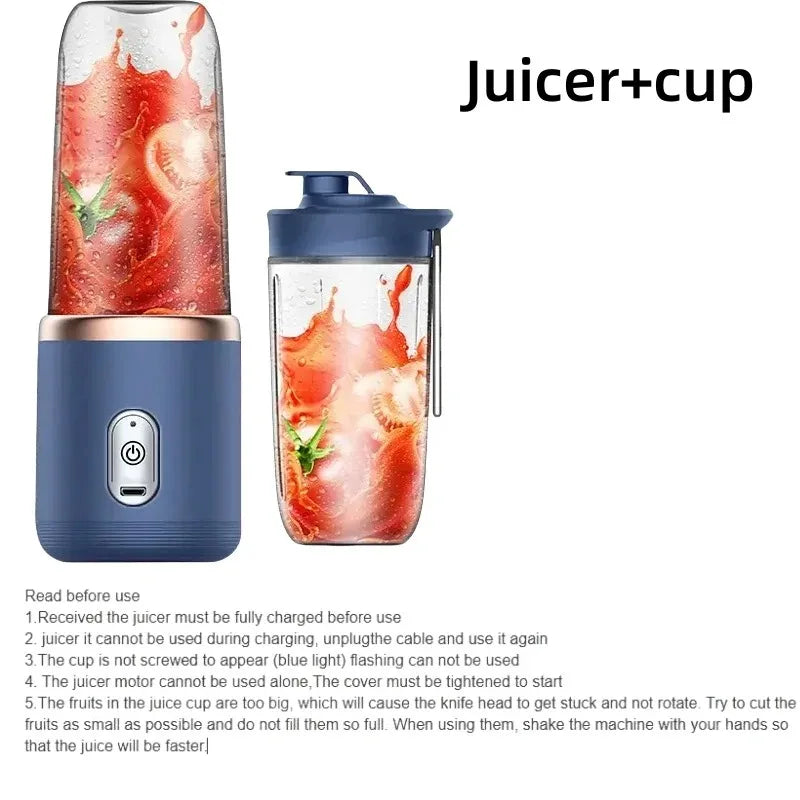 Frullatore USB Portatile – Mini Mixer per Frullati e Smoothie