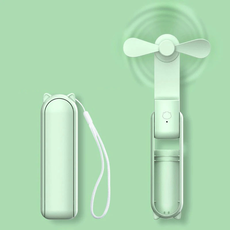 Mini Ventilatore Portatile USB Pieghevole – 3 Velocità