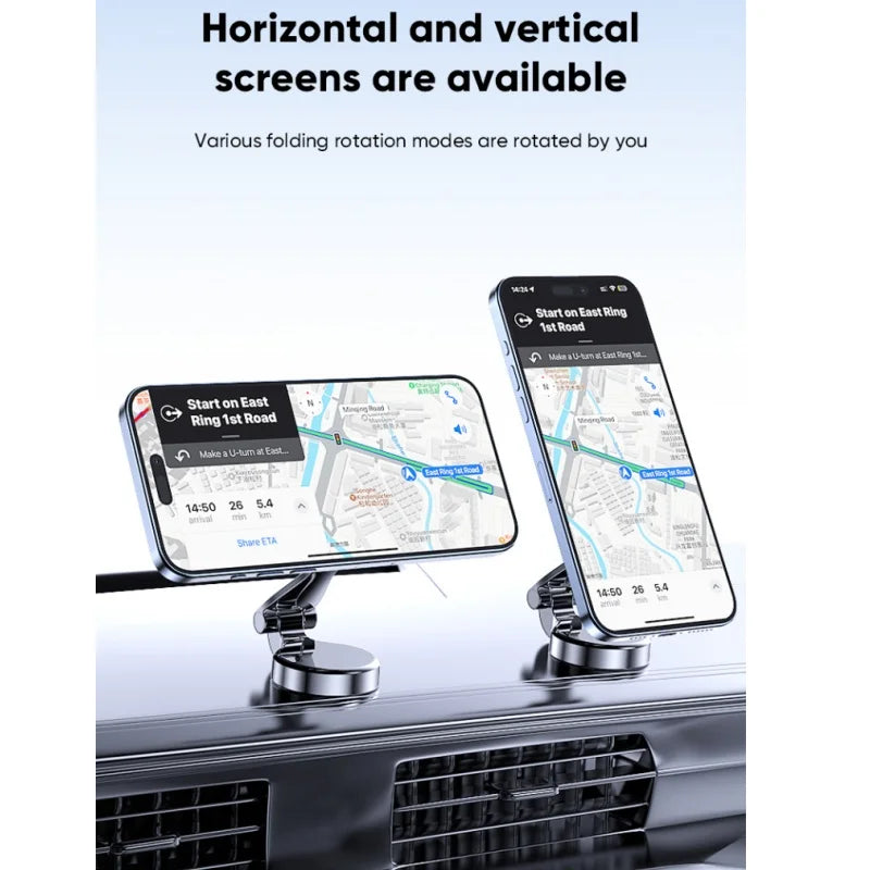 MagSafe Magnetic Car Mount – With Ring or Suction Cup