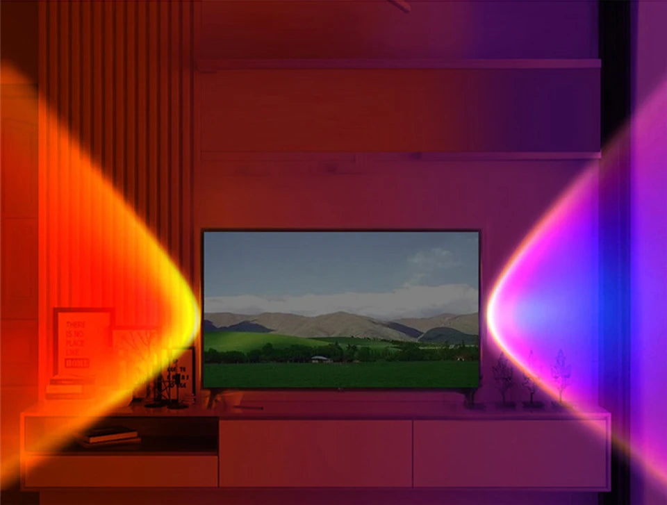 Lampada Sunset LED USB – Luce Arcobaleno d'Atmosfera per Camera