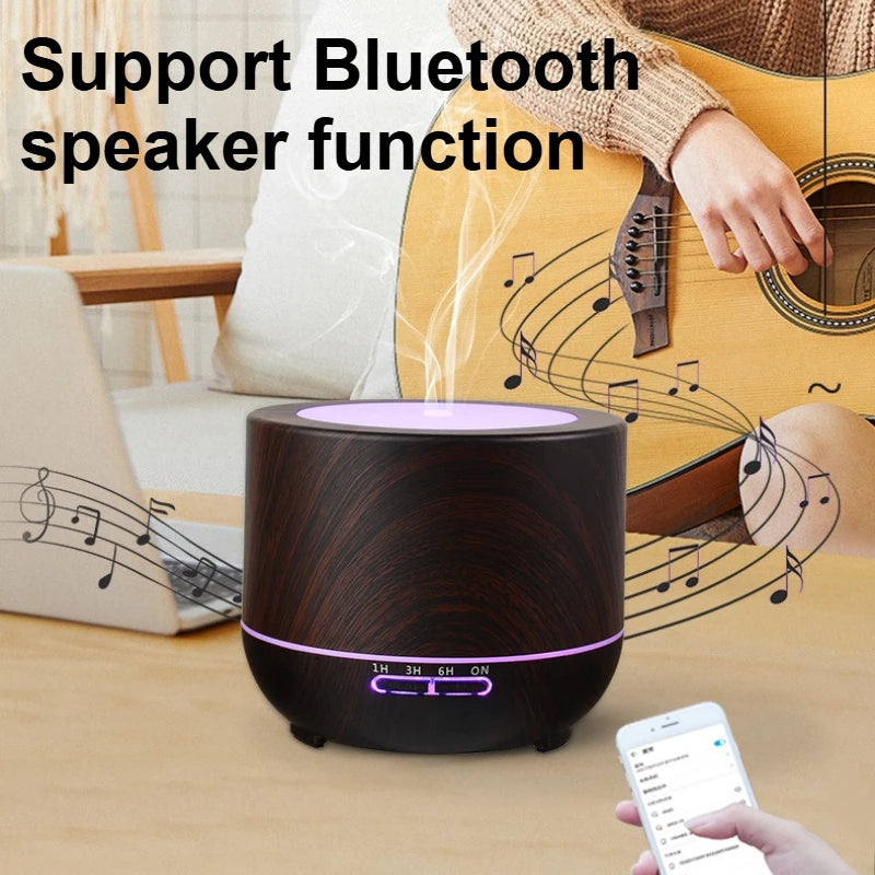 Umidificatore con Altoparlante Bluetooth e Luce LED – 3 in 1