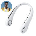 Portable neck fan 3 speed modes Adjustable extendable neck fan Blowing air for hands-free cooling 4000mAh rechargeable