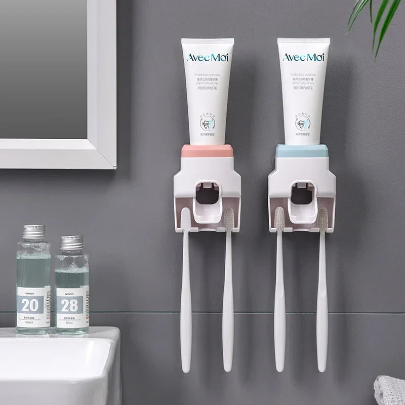 Dispenser automatico di dentifricio per WC Dispenser automatico di dentifricio per pasta a parete Accessori per il bagno Estrusore automatico