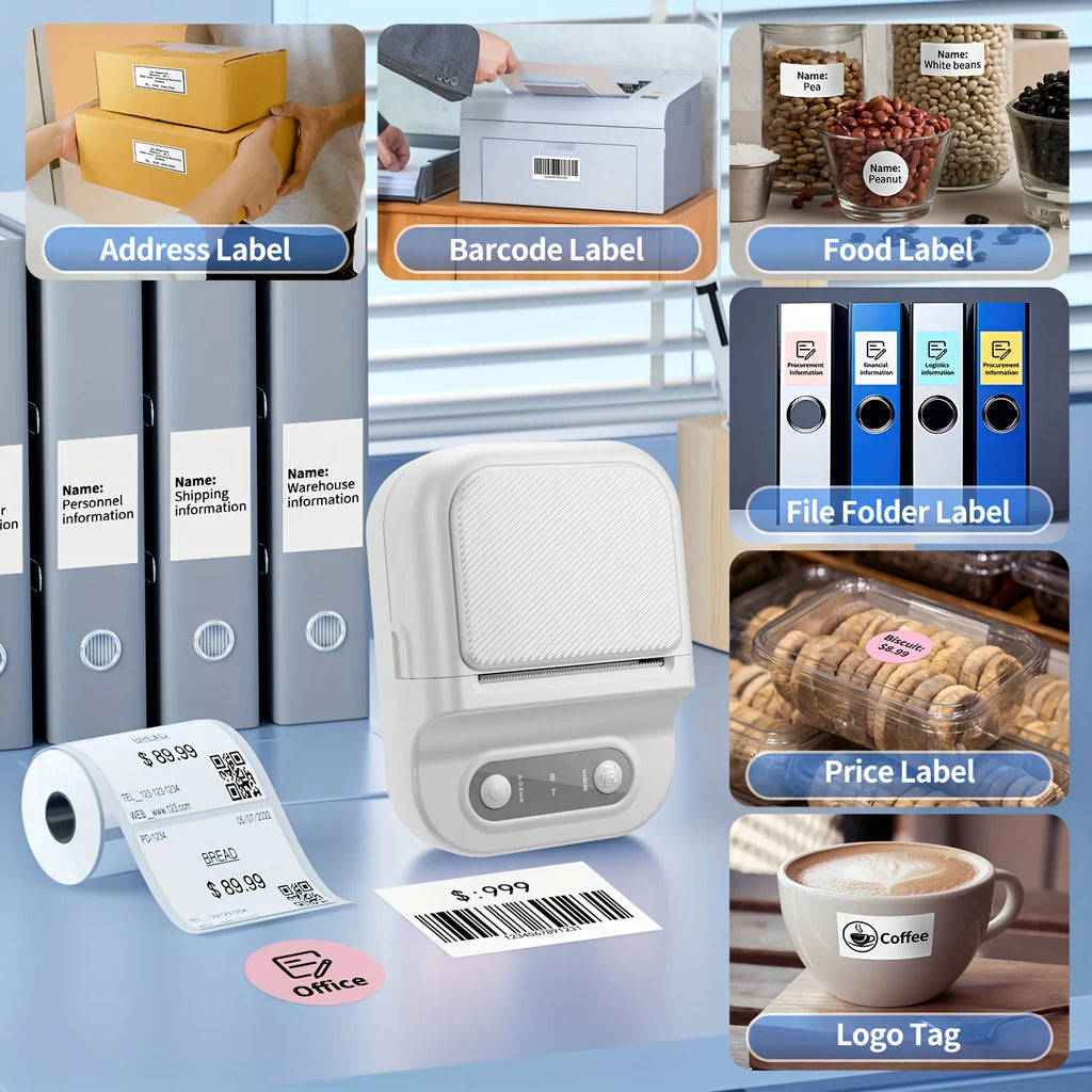 Mini Portable Thermal Printer - Inkless Printing