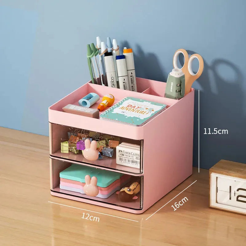 Organizer per Trucco con Coperchio – Porta Cosmetici Trasparente