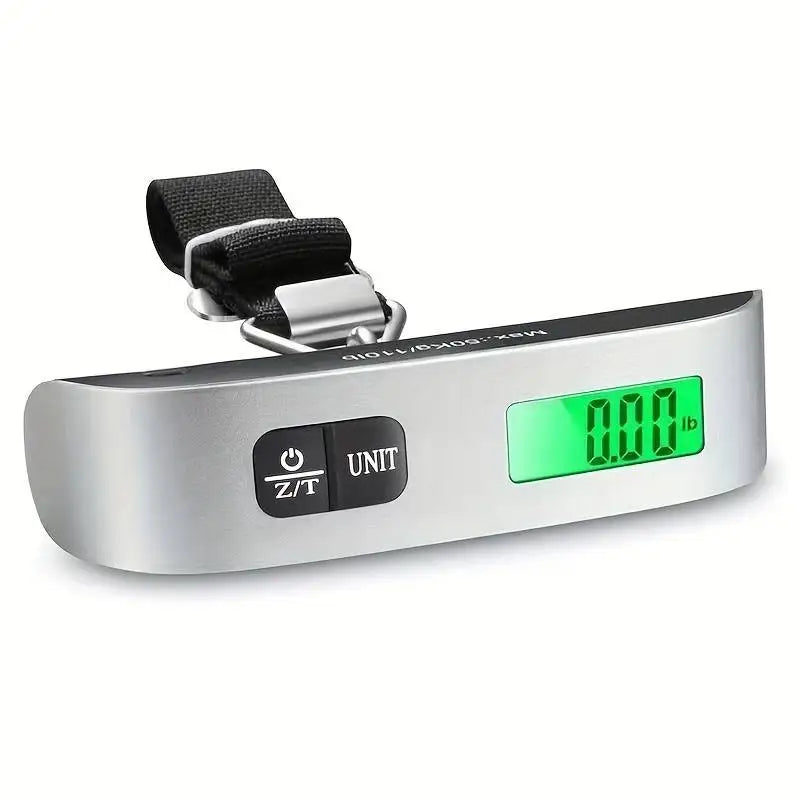 Bilancia digitale per bagagli Bilancia elettronica portatile 110lb/50kg Display LCD Valigia da viaggio Bilancia sospesa Bilancia