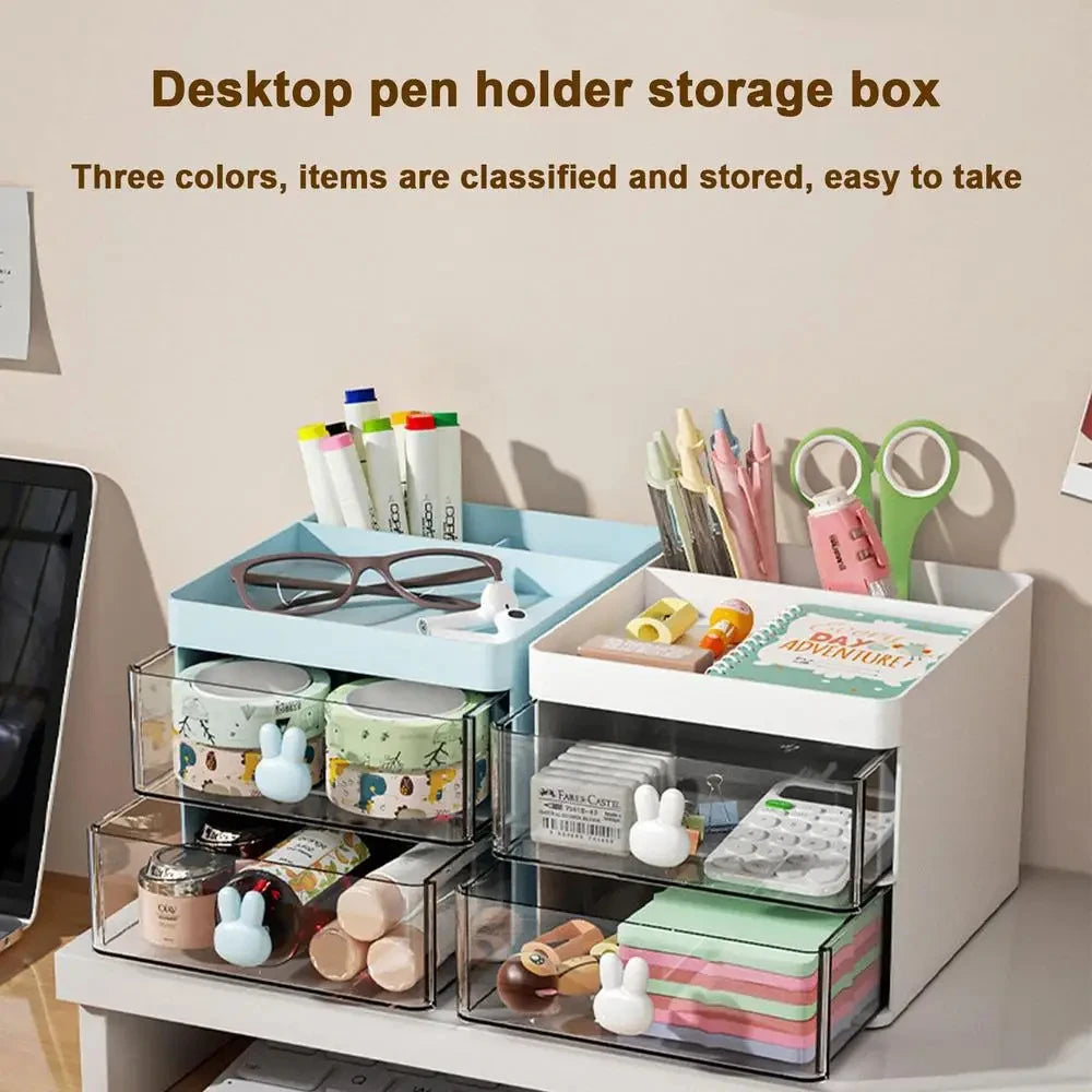Organizer per Trucco con Coperchio – Porta Cosmetici Trasparente
