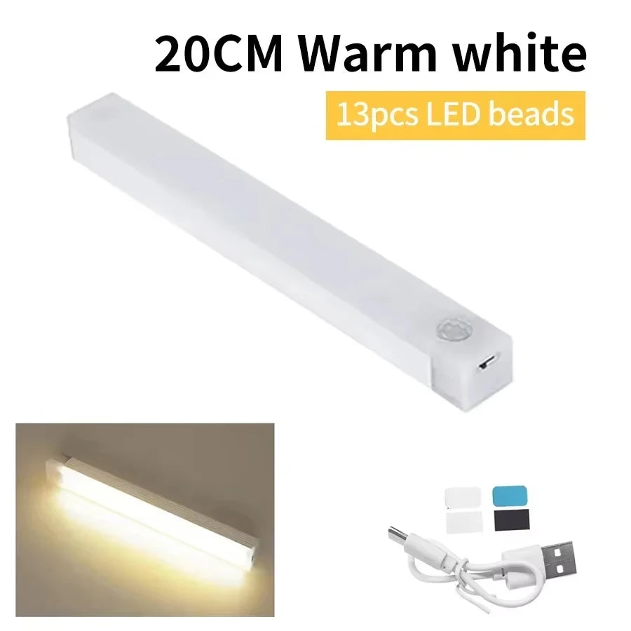 Lampada LED Magnetica per Armadio con Sensore di Movimento – Ricaricabile USB