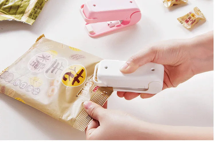 Mini termosigillatrice portatile, termosigillatrice per sacchetti di plastica per alimenti