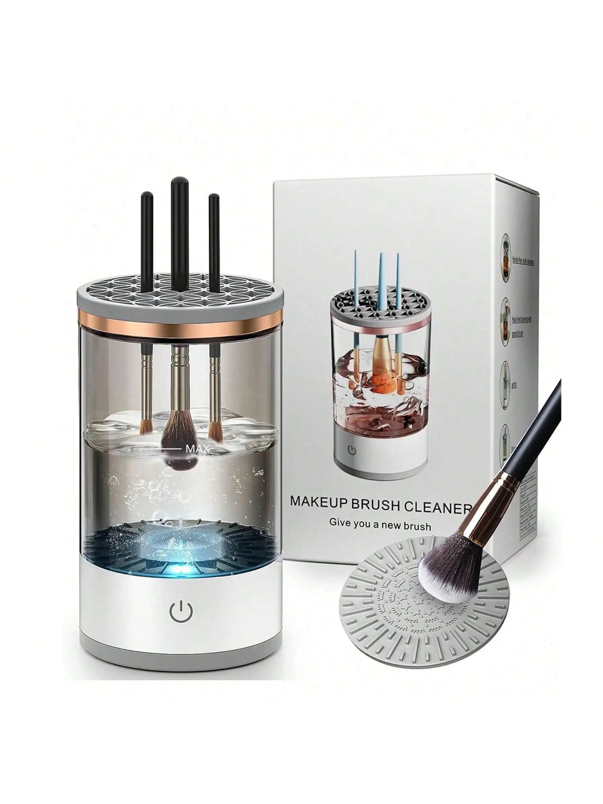 Electric makeup brush cleaner machine