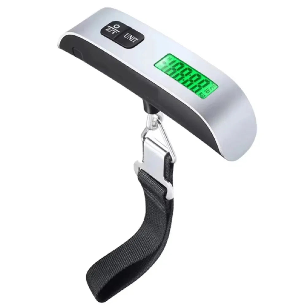 Bilancia digitale per bagagli Bilancia elettronica portatile 110lb/50kg Display LCD Valigia da viaggio Bilancia sospesa Bilancia