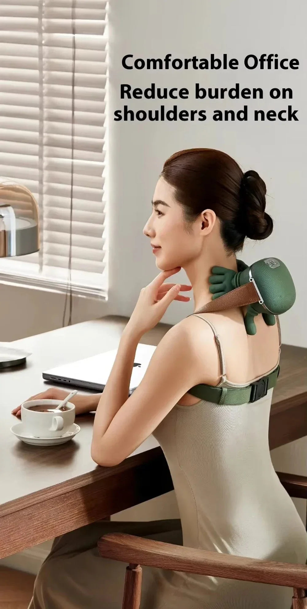 Neck and Shoulder Massager – Heat and 3D Shiatsu