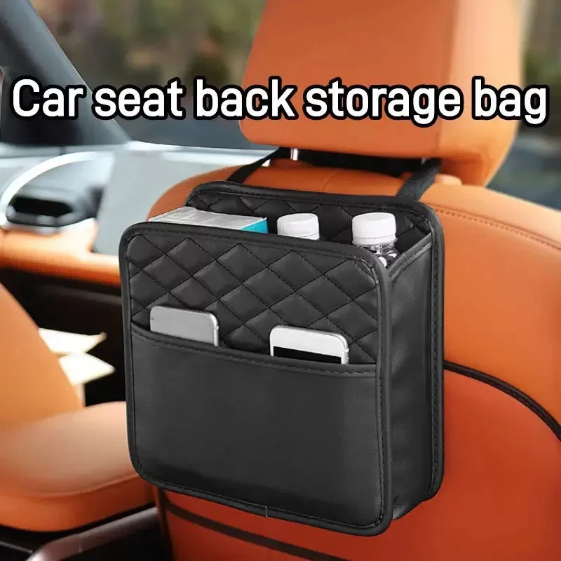 Borsa portaoggetti per organizer per seggiolino auto in pelle PU per tutti i modelli di veicoli Mantieni il tuo giro pulito e protetto con accessori essenziali per auto