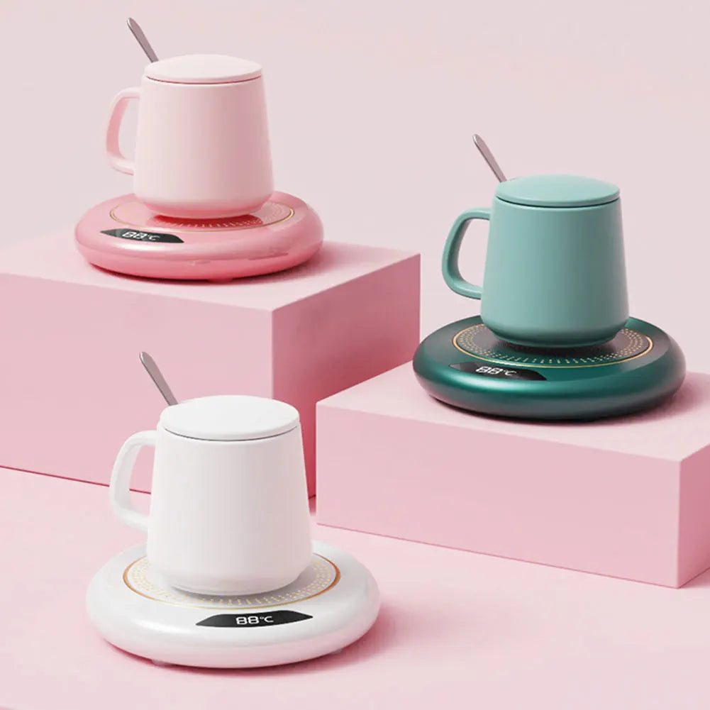 Scaldatazze da caffè USB 3 impostazioni di temperatura Scaldabevande elettrico Piastra scaldatazze per caffè caldo, tè e latte