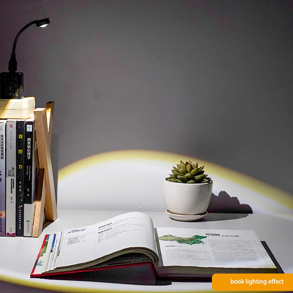 Lampada Sunset LED USB – Luce Arcobaleno d'Atmosfera per Camera